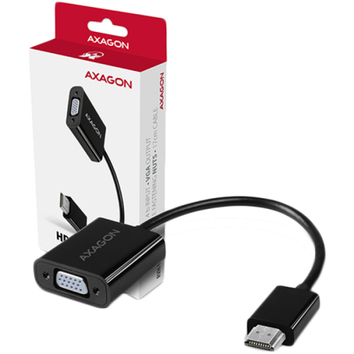 Преходник AXAGON RVH-VGN HDMI към VGA Reduction Adapter