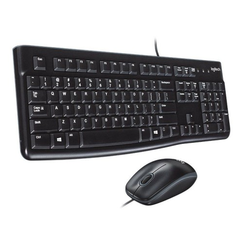 Клавиатура и мишка Logitech MK120 - Черни Клавиатура и мишка Logitech MK120 - Черни