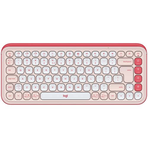 Безжична клавиатура Logitech POP ICON KEYS - Розова