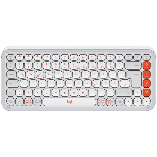 Безжична клавиатура Logitech POP ICON KEYS - Бяла