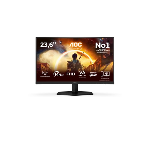 Геймърски монитор AOC C24G42FE - Извит - 23.6 инча - 1920х1080 - VA