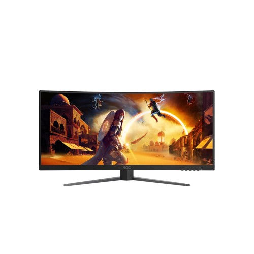 Геймърски монитор AOC CU34G4 - Извит - 34 инча - 3440х1440 - VA
