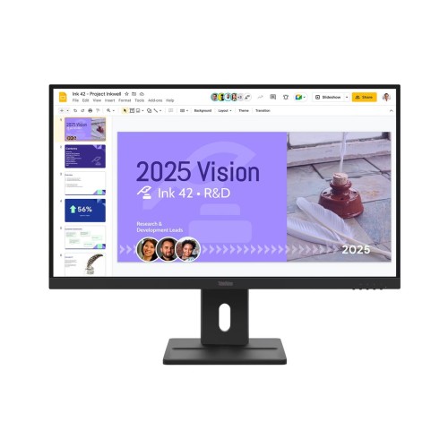 Монитор Lenovo ThinkVision E27Q-40 64BDGAT4EU - 27 инча - 2560x1440 - IPS