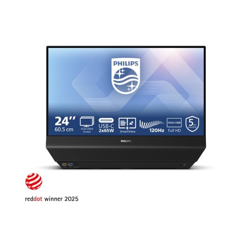 Монитор Philips 24B2D5300/00 - Двустранен - 23.8 инча - 1920х1080 - IPS