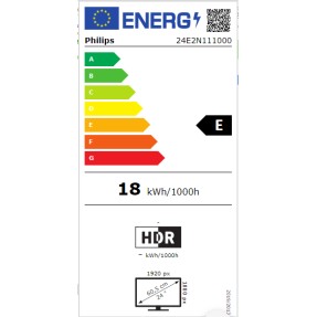 Монитор Philips 24E2N1110/00 - 23.8 инча - 1920x1080 - IPS детайлна снимка 2