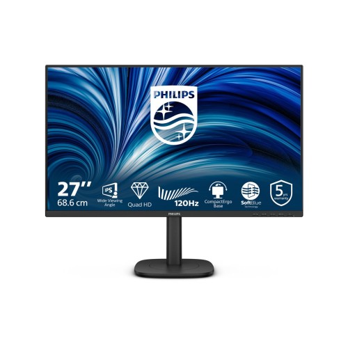 Монитор PHILIPS 27B2N3500J/00 - 27 инча - 2560x1440 - IPS