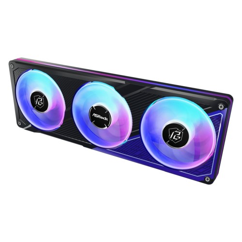 Водно охлаждане Asrock PHANTOM GAMING 360 LCD - ARGB - Черно детайлна снимка 5