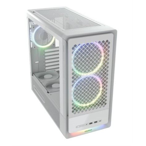 Галерия: Компютърна кутия Cougar DUOAIR RGB Mid Tower - Бяла снимка 2 - TS-Computers.bg Компютърна кутия Cougar DUOAIR RGB Mid Tower - Бяла детайлна снимка 2