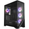 Компютърна кутия TRENDSONIC FC-AR17A-ARGB - Черна