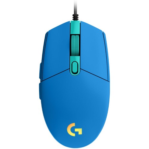 Геймърска мишка Logitech G203 LIGHTSYNC - Синя
