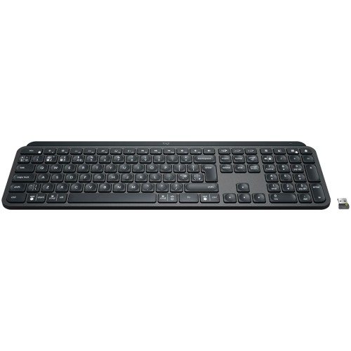 Галерия: Bluetooth клавиатура Logitech MX Keys Illuminated - Графит снимка 2 - TS-Computers.bg Bluetooth клавиатура Logitech MX Keys Illuminated - Графит детайлна снимка 2