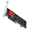 Контролер Axagon PCEM2-ND PCIE 2X NVME M.2