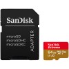 MicroSDXC карта памет SanDisk Extreme  64GB + SD адаптер