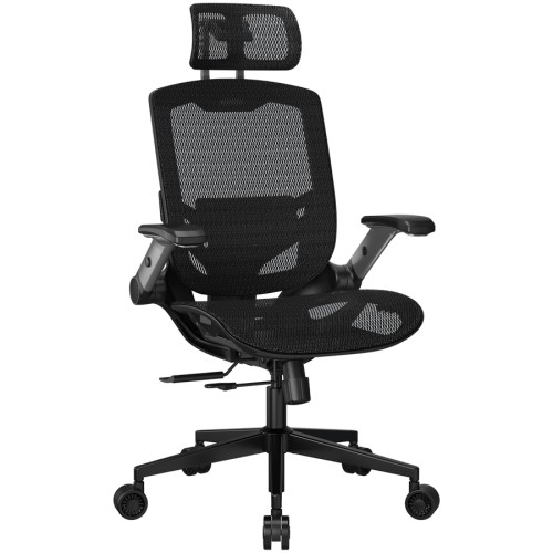 Геймърски стол Cougar SPEEDER ONE Gaming - Черен детайлна снимка 3