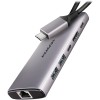 Докинг станция AXAGON HMC-6G2L - 2x USB-A 10Gbps - 1x USB-C 10Gbps - HDMI - RJ-45 - USB 3.2 Gen 2