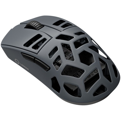 Геймърска мишка LORGAR MSE90W - Безжична - Тъмно сива детайлна снимка 2