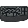 Bluetooth клавиатура Logitech Wave Ergonomic - Графит