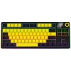 Геймърска клавиатура LORGAR KBP70TKLW Wireless TKL Mechanical - Черна - Жълта - изглед 1