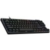 Геймърска клавиатура Logitech PRO X TKL RAPID LINEAR - Черна - изглед 2