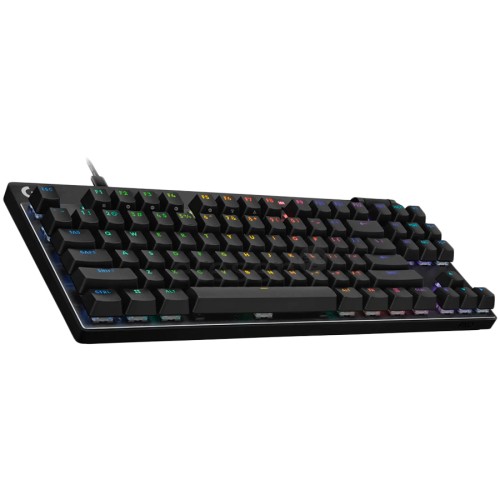 Геймърска клавиатура Logitech PRO X TKL RAPID LINEAR - Черна детайлна снимка 2