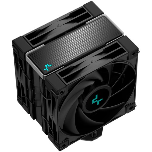 Охладител за процесор DeepCool AK400 ZERO DARK PLUS - Черен детайлна снимка 2