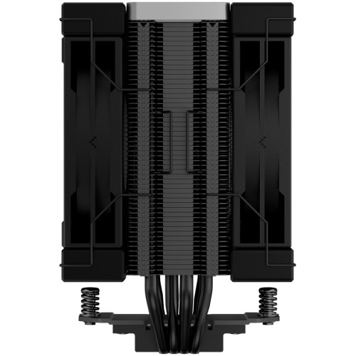 Охладител за процесор DeepCool AK400 ZERO DARK PLUS - Черен детайлна снимка 4