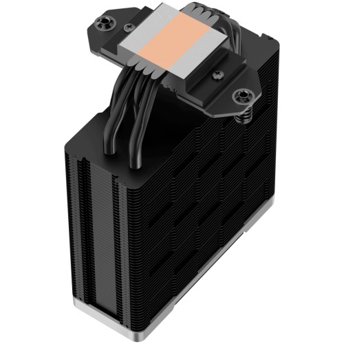Охладител за процесор DeepCool AK400 ZERO DARK PLUS - Черен детайлна снимка 6