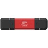 Външен SSD диск Silicon Power DS72 250GB USB3.2 Gen2 - Червен - изглед 2