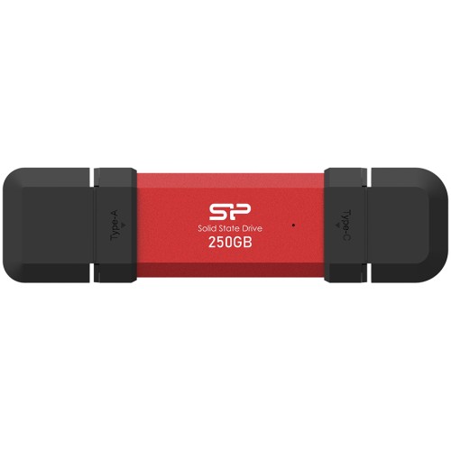 Външен SSD диск Silicon Power DS72 250GB USB3.2 Gen2 - Червен детайлна снимка 2