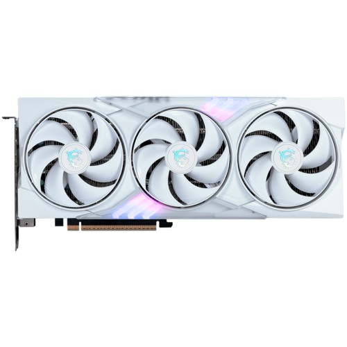 Видео карта MSI NVIDIA GeForce RTX 5060 Ti GAMING TRIO OC WHITE 16GB GDDR7 детайлна снимка 2