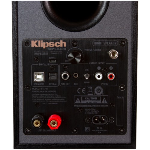Галерия: Аудио система KLIPSCH R-41PM - Черна снимка 4 - TS-Computers.bg Аудио система KLIPSCH R-41PM - Черна детайлна снимка 4