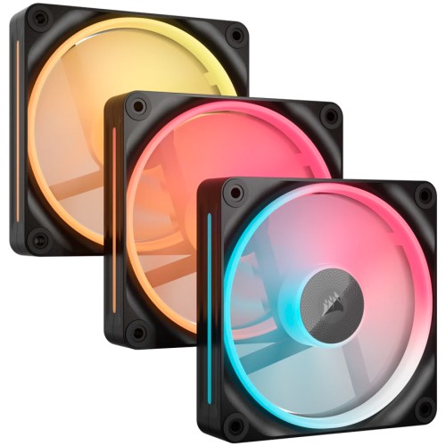 Вентилатори Corsair iCUE LINK LX120-R RGB 120mm RGB  - 3 броя - Черни