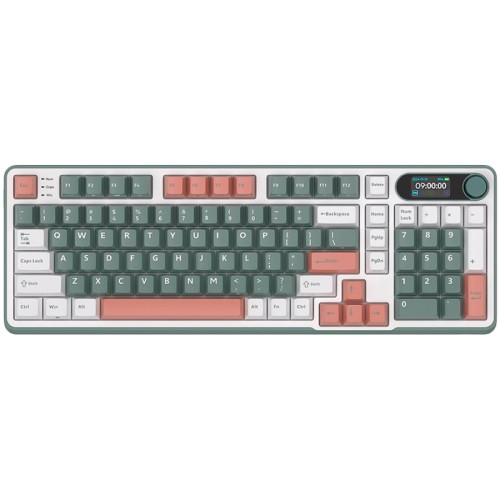 Геймърска клавиатура ROYAL KLUDGE RK-S98 Camping Green Chartreuse switch