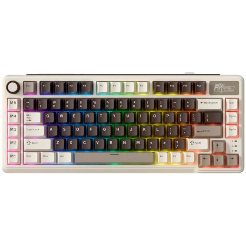 Геймърска клавиатура ROYAL KLUDGE RK L75 Mocha Grey Cream switch
