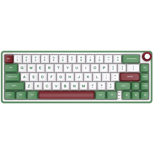 Геймърска клавиатура ROYAL KLUDGE R65 Chartreuse switch - Зелена