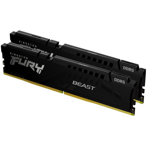 RAM памет Kingston  FURY Beast Black 64GB (2x32GB) 5600MT/s DDR5 CL40