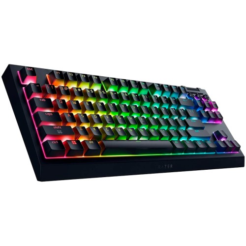 Геймърска клавиатура Razer BlackWidow V4 Tenkeyless HyperSpeed - Черна детайлна снимка 3