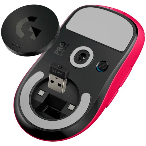 Геймърска мишка Logitech G PRO X SUPERLIGHT 2c compact - Безжична - Розова детайлна снимка 5