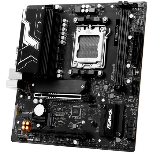 Дънна платка ASROCK B850M-X R2.0 - AM5 - DDR5 - Micro-ATX детайлна снимка 3