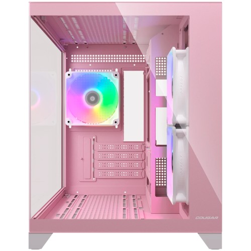 Компютърна кутия COUGAR FV150 Mini RGB Mid tower - Розова детайлна снимка 3