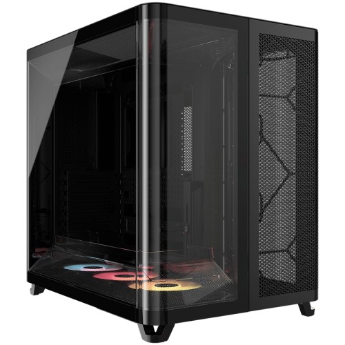 Компютърна кутия Corsair AIR 5400 RS-R ARGB Tempered Glass - Черна