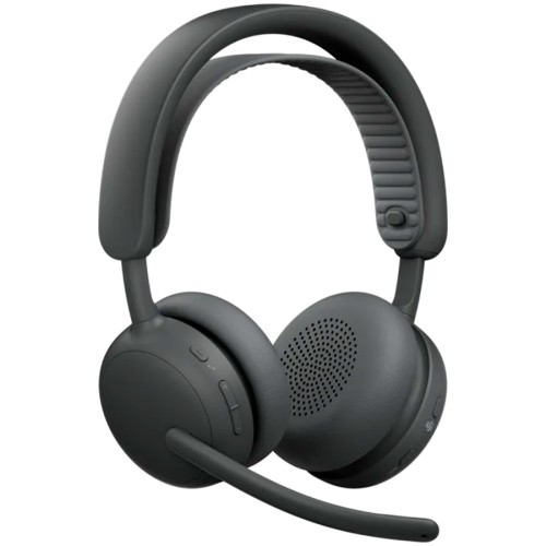 Галерия: Bluetooth слушалки LOGITECH Zone 2 ES - Графит снимка 2 - TS-Computers.bg Bluetooth слушалки LOGITECH Zone 2 ES - Графит детайлна снимка 2