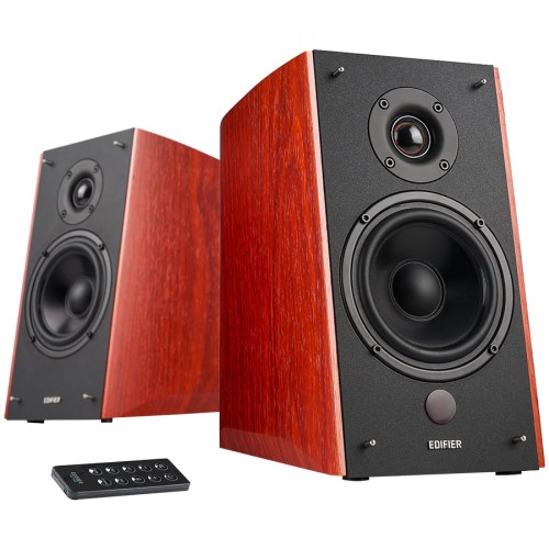 Тонколони Edifier R2000DB 2.0 Bookshelf Bluetooth - Кафяви