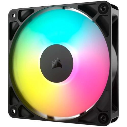 Вентилатори Corsair RS120 ARGB 120mm - 3 броя - Черни детайлна снимка 3