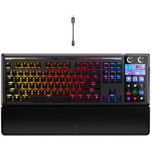 Геймърска клавиатура Corsair GALLEON 100 SD RGB Mechanical - Черна детайлна снимка 2
