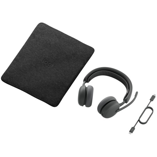 Bluetooth слушалки Logitech Zone 2 ES - Графит детайлна снимка 3