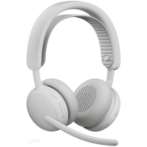 Галерия: Bluetooth слушалки Logitech Zone 2 ES - Бели снимка 2 - TS-Computers.bg Bluetooth слушалки Logitech Zone 2 ES - Бели детайлна снимка 2