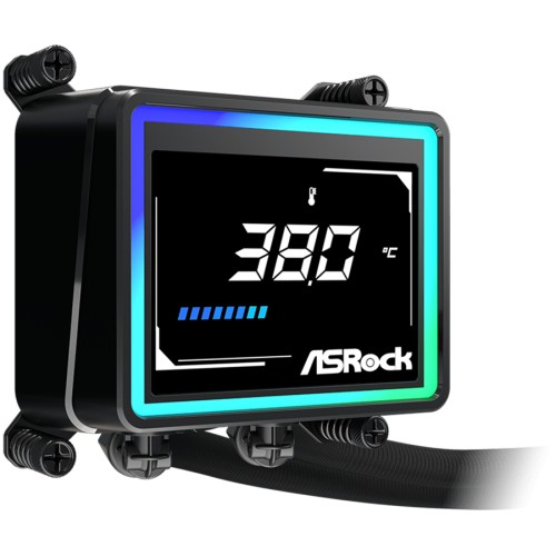 Галерия: Водно охлаждане Asrock Challenger 240 Digital - Черно снимка 7 - TS-Computers.bg Водно охлаждане Asrock Challenger 240 Digital - Черно детайлна снимка 7