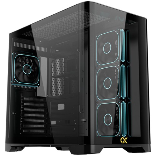Компютърна кутия XIGMATEK Crystal Storm V2 EN49392 - Черна
