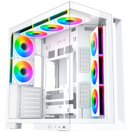 Компютърна кутия XIGMATEK Aqua 7 Arctic EN49033 - Бяла